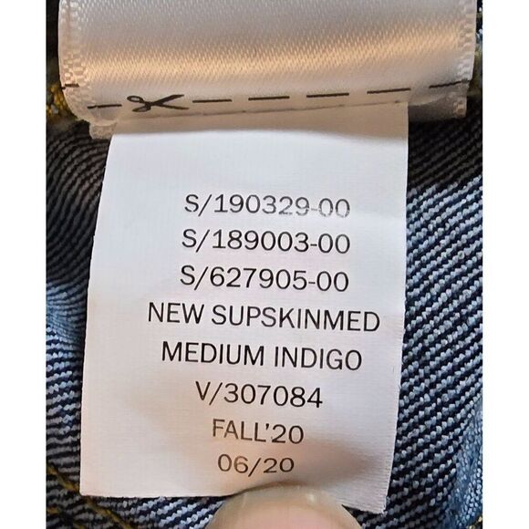 Gap Kids Stretch Super Skinny Jeans Size 12 Dark Wash Denim - Picture 7 of 9